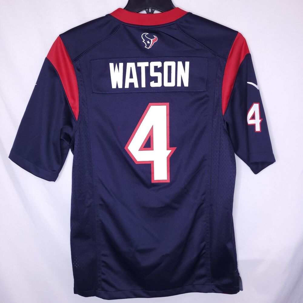 Deshaun Watson Jersey Mens Small #4 Houston Texans On Field Nike